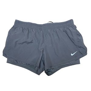 Nike dri-fit athletic shorts gray woman’s size XL